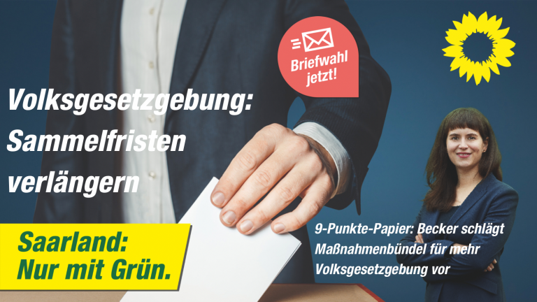 Volksgesetzgebung: Verlängerung der Sammelfristen greift zu kurz 