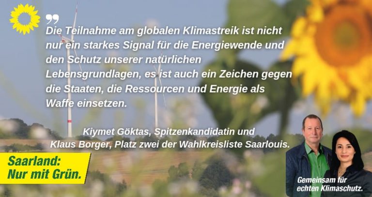 Globaler Klimastreik am 25. März, 15:30 Uhr, Tbilisser Platz Saarbrücken