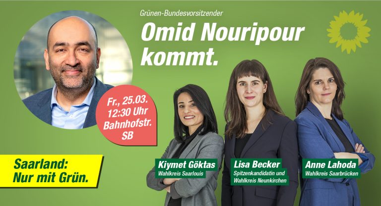 Wahlkampfendspurt mit Omid Nouripour