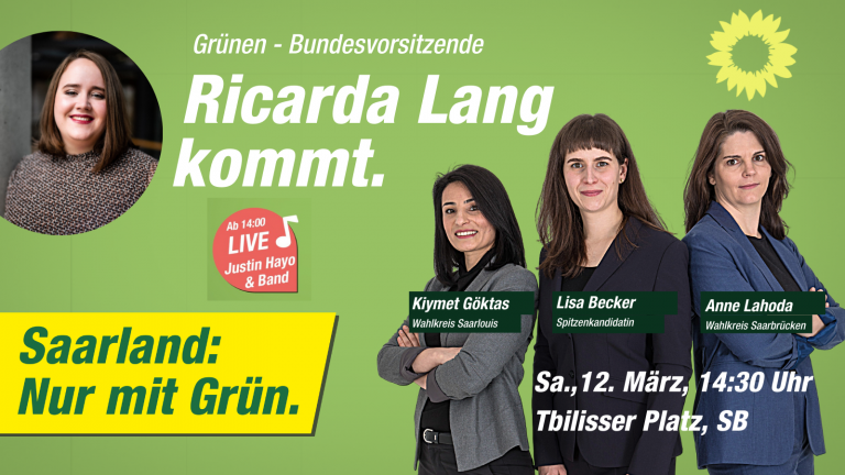 Ricarda Lang kommt.