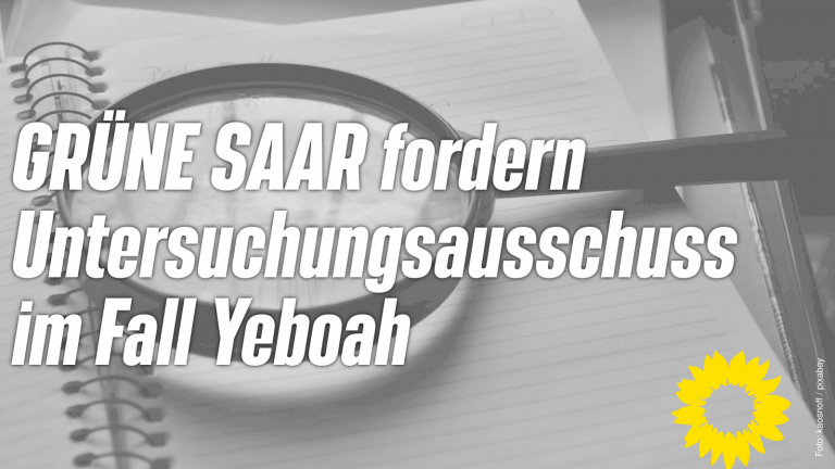 GRÜNE SAAR fordern Untersuchungsausschuss im Fall Yeboah