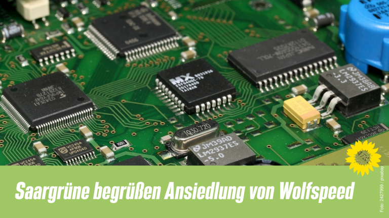 Saargrüne begrüßen Ansiedlung von Wolfspeed