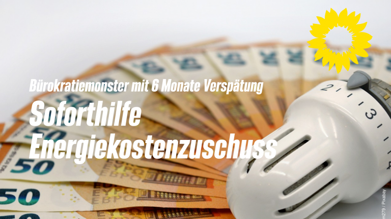 Soforthilfe Energiekostenzuschuss mit 6 Monaten Verspätung – ein Bürokratiemonster