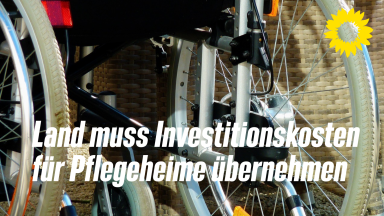 GRÜNE SAAR: Land muss Investitionskosten für Pflegeheime übernehmen!