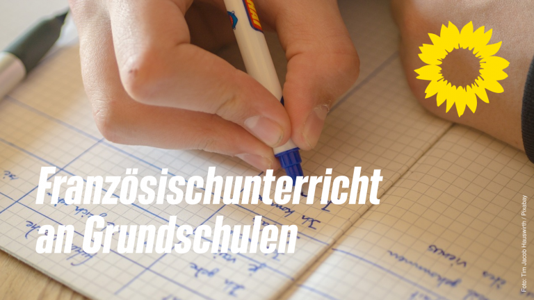 Saargrüne sprechen sich für Französischunterricht an Grundschulen aus 